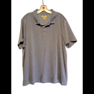 Tasso Elba blue Polo Shirt supima cotton XL